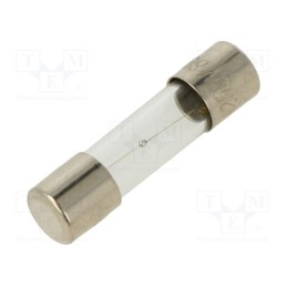 5 pcs x OPTIFUSE - MSC-600MA - Fuse: fuse, medium time-lag, 600mA, 250VAC, glass, 5x20mm, brass