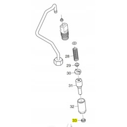 Hatz 1b20 1b30 injection gasket 05070500