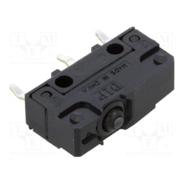 1 pcs x DIPTRONICS - MSW-2PN-1D - Microswitch SNAP ACTION, 2A/250VAC, 2A/30VDC, without lever