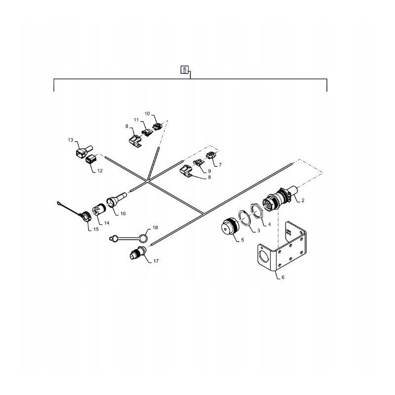 New Holland Roll Belt 51422014 cnh press harness