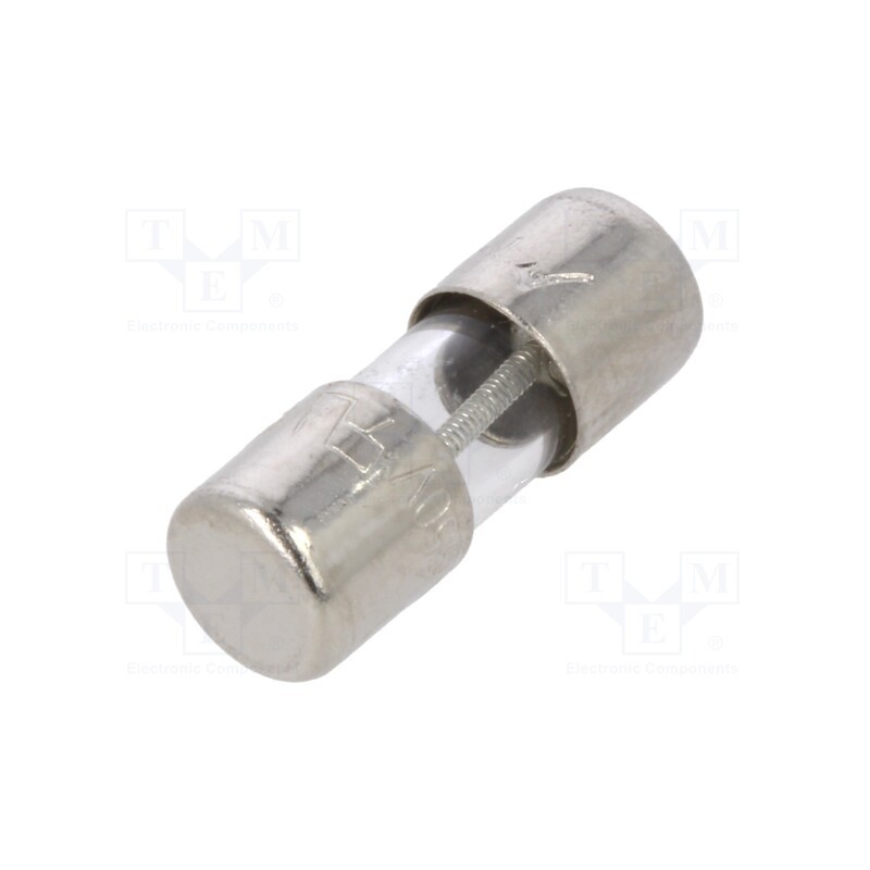 5 pcs x BEL FUSE - 2JS 500-R - Fuse: fuse, time-lag, 0.5A, 350VAC, cylindrical,glass, 5x15mm, 2JS