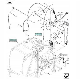 Press panel new holland roll belt 150 180 84185964