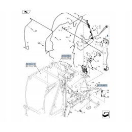 Press panel new holland roll belt 150 180 84185964