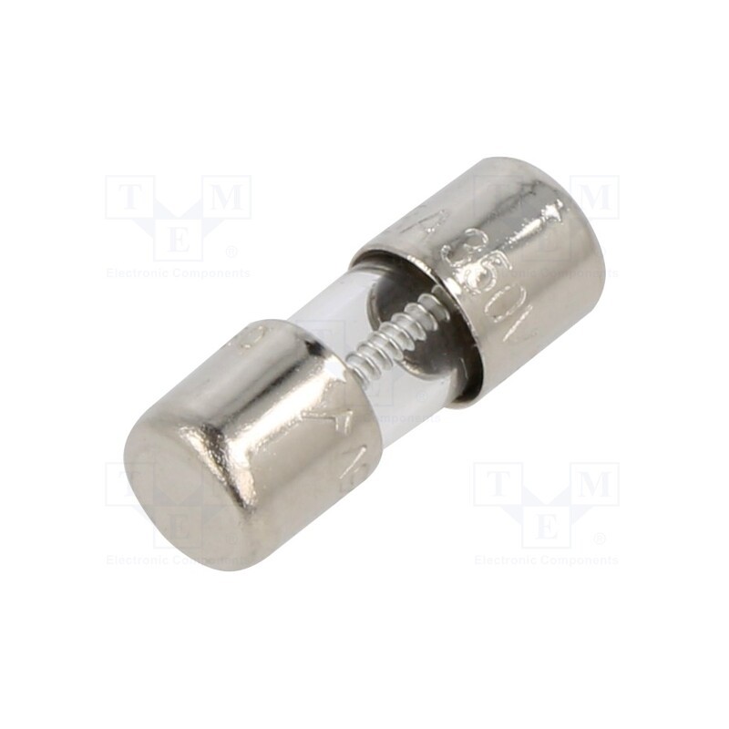5 pcs x BEL FUSE - 2JS 3-R - Fuse: fuse, time-lag, 3A, 350VAC, cylindrical,glass, 5x15mm, brass