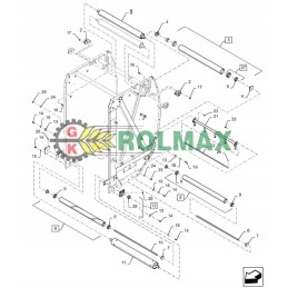 New Holland RB Roll Belt Baler Roller 84560941