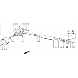 Sprocket with multi-cutter Z15 Claas Rollant 821133