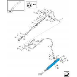 Press actuator new holland case 87616254 cnh
