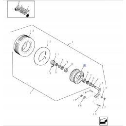 Wheel rim for press New Holland CNH 86604252