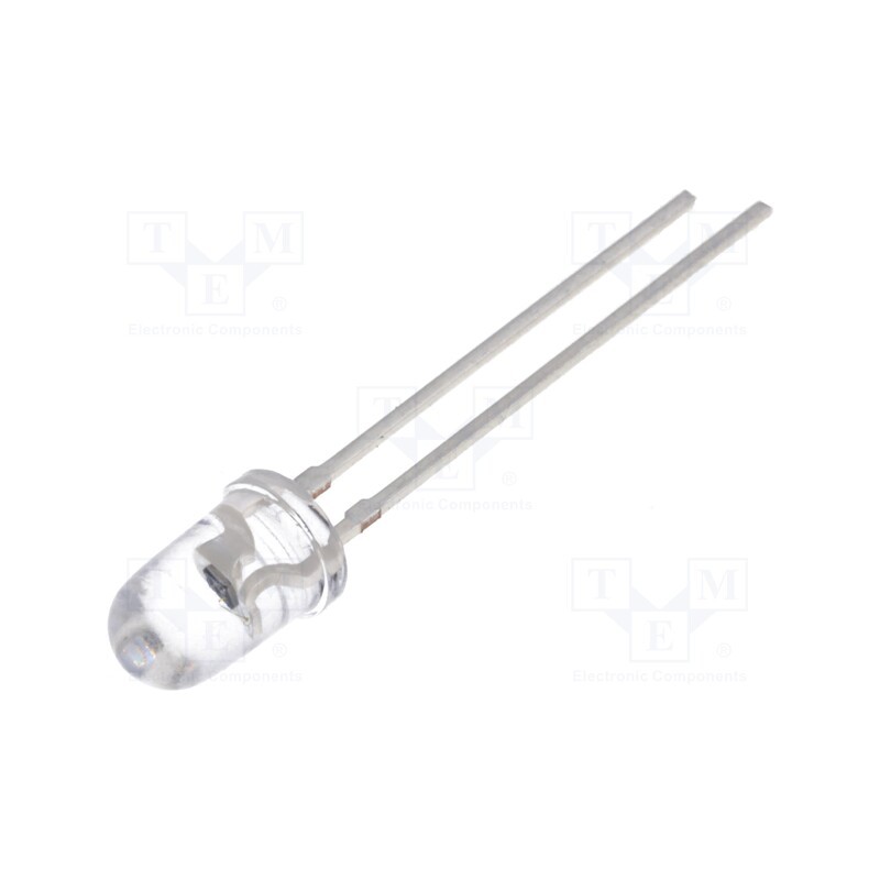 1 pcs x VISHAY - TEPT5600 - Phototransistor, 5mm, λp max: 570nm, 6V, 20°, Lens: transparent