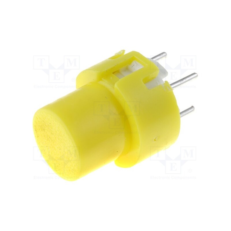 1 pcs x C&K - D6R30 F1 LFS - Switch: keypad, Pos: 2, SPST-NO, 0.01A/32VDC, yellow, THT, 1.3N, D6