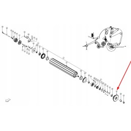 Art00405 double gear wheel 17 26 teeth