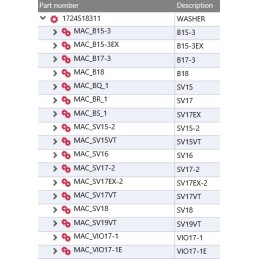 Yanmar bucket spacer 31x45x6 vio17 1