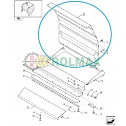 Press cover new holland 84820634