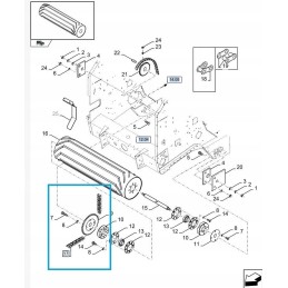 Press chain new holland br case rbx 84025767 cnh