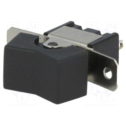1 pcs x NINIGI - RSL-123A1 - ROCKER, SP3T, Pos: 3, (ON)-OFF-(ON), 3A/250VAC, black, none, 20mΩ