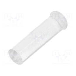 1 pcs x BIVAR - PLP2-375 - Fiber for LED, round, Ø3mm, Front: convex, straight