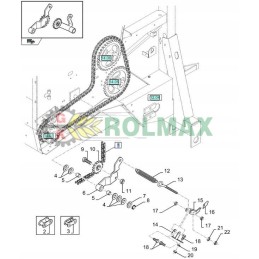 Main drive chain 84429994 new holland br