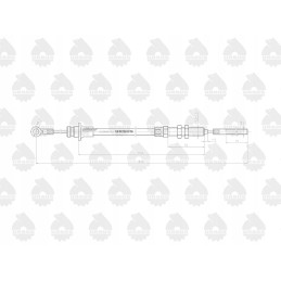 Brake cable l 830mm c 330m original ursus motog