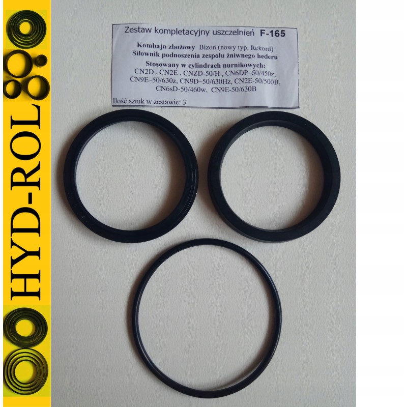 Bizon F 165 lifting cylinder seals