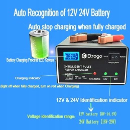 Etrogo car rectifier 12v 24v c642