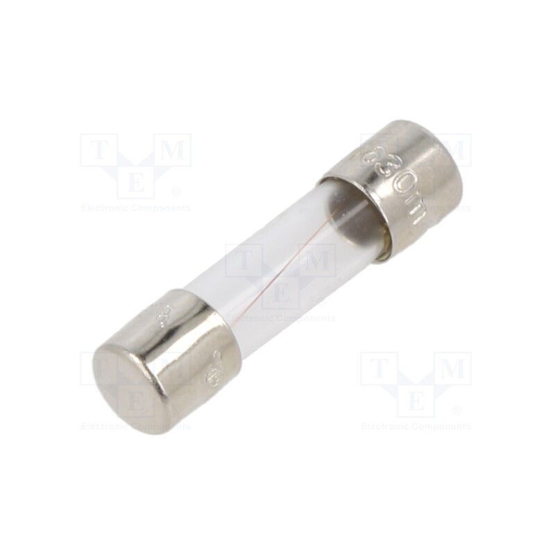 5 pcs x EATON/BUSSMANN - BK1-S506-630-R - Fuse: fuse, time-lag, 630mA, 250VAC, cylindrical,glass, 5x20mm