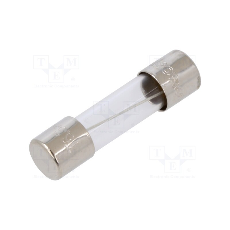 5 pcs x EATON/BUSSMANN - BK1-S506-6-3-R - Fuse: fuse, time-lag, 6.3A, 250VAC, cylindrical,glass, 5x20mm, S506
