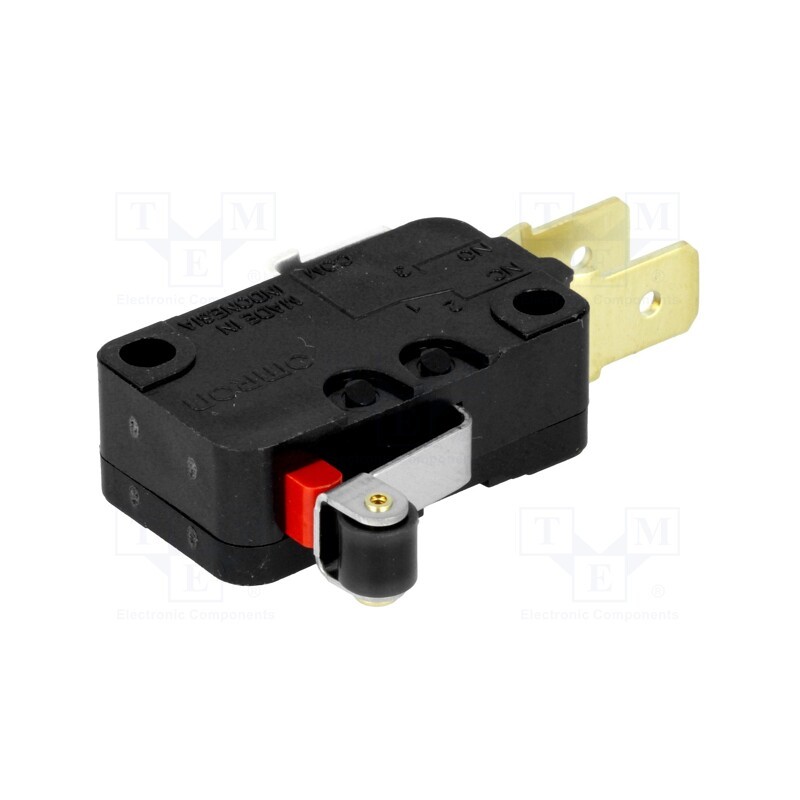 1 pcs x OMRON OCB - D3V-165-1C5 - Microswitch SNAP ACTION, 16A/250VAC, 10A/30VDC, SPDT, ON-(ON)