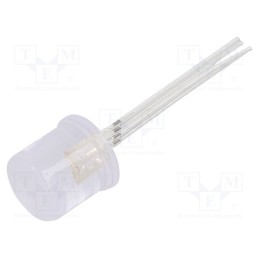 1 pcs x OPTOSUPPLY - OSTAMAA6C5A - LED, 9.7mm, RGB, 120°, Front: flat, 2.1÷2.6/2.9÷3.4V, No.of term: 4