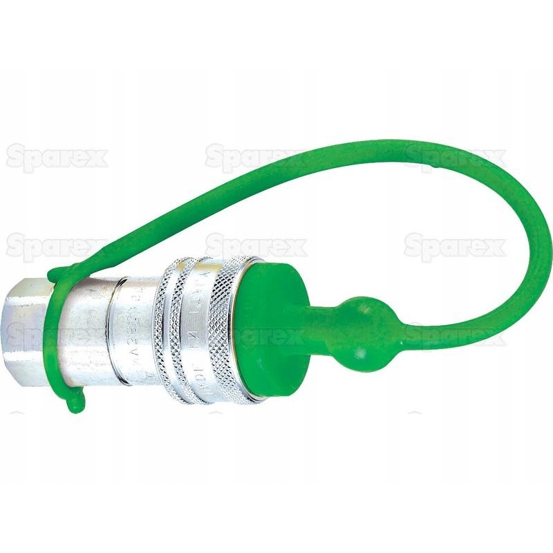 Green PVC plug 1 2 female coupling 5 pcs