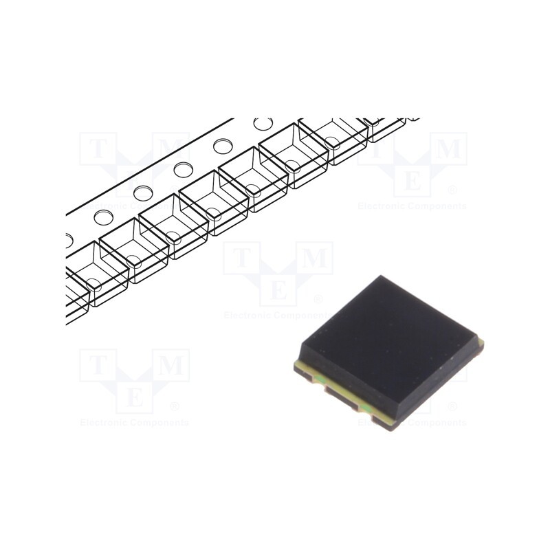 1 pcs x VISHAY - TEMD5110X01 - PIN photodiode, SMD, 940nm, 870÷950nm, 65°, flat, black