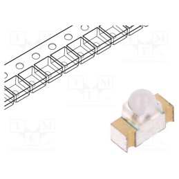 1 pcs x VISHAY - VSMY14940 - IR transmitter, 940nm, transparent, 90mW, 9°, SMD, 70mA, 1.1÷1.5V