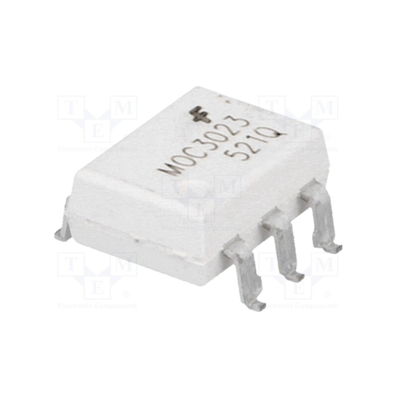 1 pcs x ONSEMI - MOC3023SM - Optotriac, 5kV, Uout: 400V, without zero voltage crossing driver