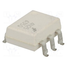 1 pcs x ONSEMI - 4N25SM - Optocoupler, SMD, Ch: 1, OUT: transistor, Uinsul: 7.5kV, Uce: 30V
