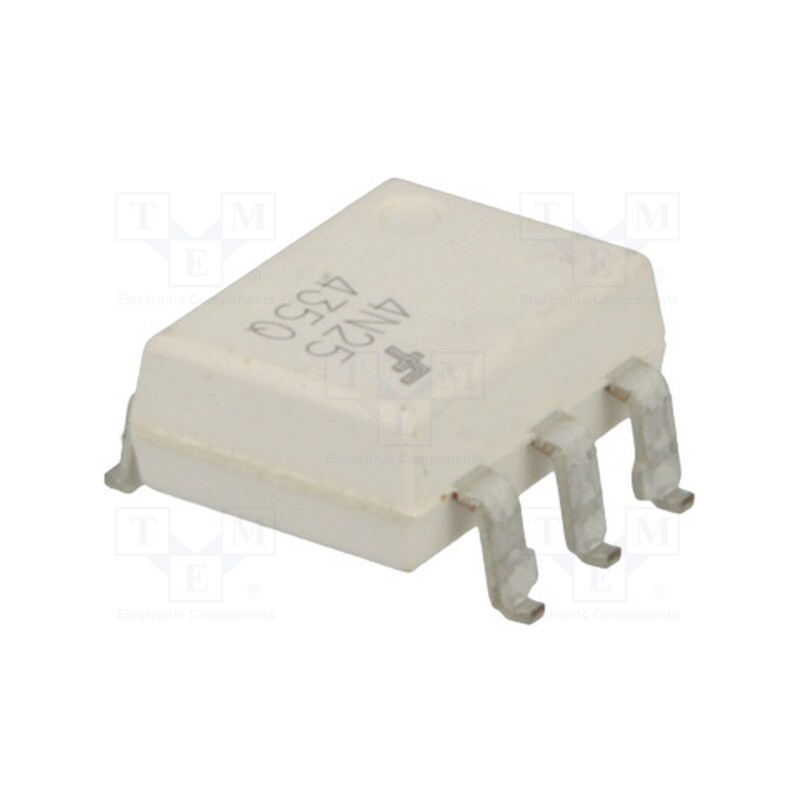 1 pcs x ONSEMI - 4N25SM - Optocoupler, SMD, Ch: 1, OUT: transistor, Uinsul: 7.5kV, Uce: 30V