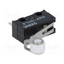 1 pcs x OMRON OCB - D2F-01L2 - Microswitch SNAP ACTION, 3A/125VAC, 0.1A/30VDC, SPDT, ON-(ON)