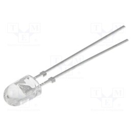 1 pcs x OPTOSUPPLY - OSW5DK5HA1D - LED, oval, 5.1x4.3mm, white cold, 36000÷40000mcd, 100/40°, 20mA