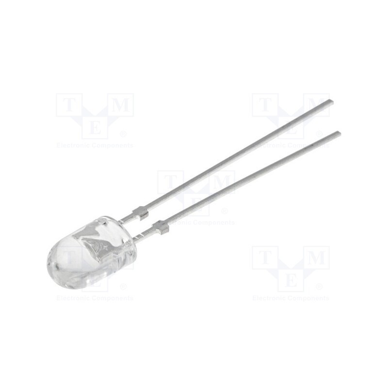 1 pcs x OPTOSUPPLY - OSW5DK5HA1D - LED, oval, 5.1x4.3mm, white cold, 36000÷40000mcd, 100/40°, 20mA