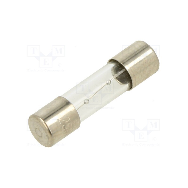 5 pcs x OPTIFUSE - TSC-750MA - Fuse: fuse, time-lag, 750mA, 250VAC, glass, 5x20mm, brass, TSC, bulk