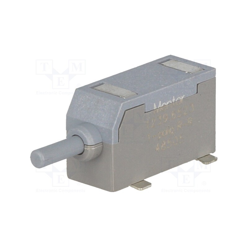 1 pcs x MENTOR - 1239.6523 - Switch: push-button, Pos: 2, SPDT, 0.5A/60VAC, 0.5A/60VDC, ON-(ON)