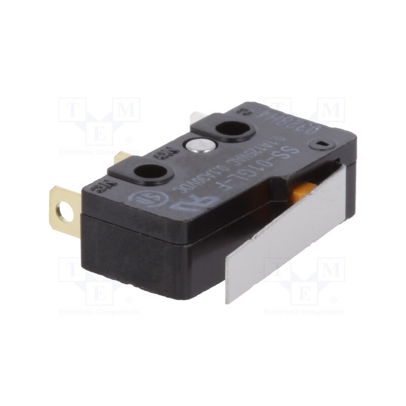 1 pcs x OMRON OCB - SS-01GL-F - Microswitch SNAP ACTION, 0.1A/125VAC, 0.1A/30VDC, with lever