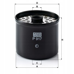 Fuel filter 17mm 19mm 84mm mann filter