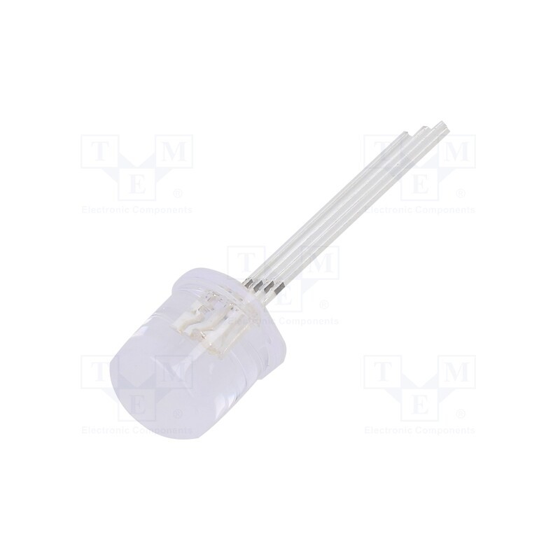 1 pcs x OPTOSUPPLY - OSTAMCA6C5A - LED, 9.7mm, RGB, 120°, Front: flat, 2.1÷2.6/2.9÷3.4V, No.of term: 4