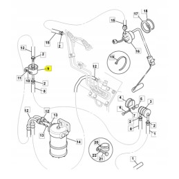 Fuel pump jcb kubota bobcat volvo yanmar