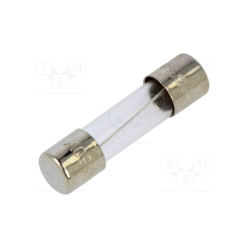 5 pcs x EATON/BUSSMANN - BK1-S506-2-5-R - Fuse: fuse, time-lag, 2.5A, 250VAC, cylindrical,glass, 5x20mm, S506