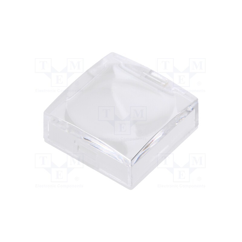 1 pcs x NKK SWITCHES - AT3074JB - Cap, UB2 series, 15x15x6.1mm, white,transparent, UB2