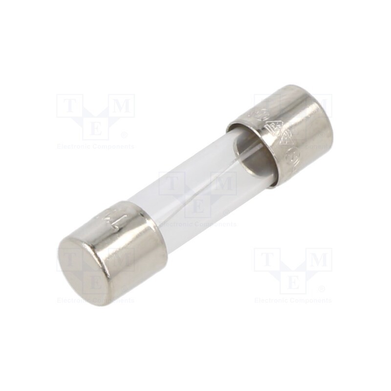5 pcs x EATON/BUSSMANN - BK1-S506-1-25-R - Fuse: fuse, time-lag, 1.25A, 250VAC, cylindrical,glass, 5x20mm