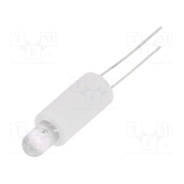 1 pcs x OPTOSUPPLY - OSM5DK5111A-1V - LED, 5mm, white warm, 18000÷20000mcd, 15°, Front: convex, 1.2÷1.5V