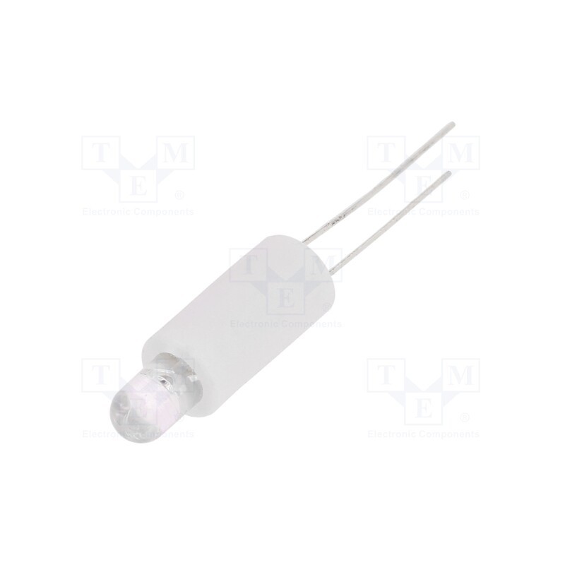 1 pcs x OPTOSUPPLY - OSM5DK5111A-1V - LED, 5mm, white warm, 18000÷20000mcd, 15°, Front: convex, 1.2÷1.5V