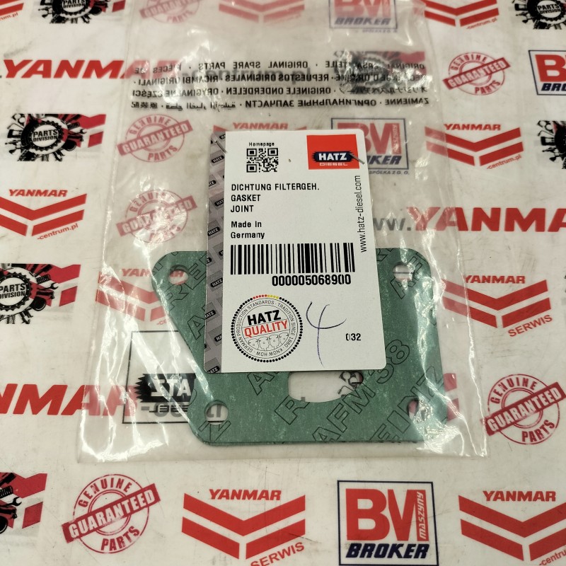 Hatz 1d41 1d81 filter housing gasket 05068900