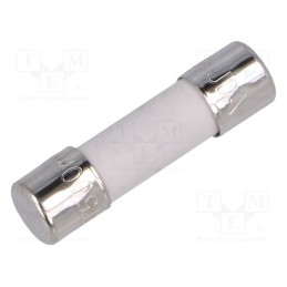 5 pcs x CONQUER ELECTRONIC - UDA 500MA 250V - Fuse: fuse, time-lag, 500mA, 250VAC, ceramic,cylindrical, 5x20mm